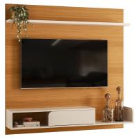 Imagem ilustrativa sobre o produto Painel para TV HB Móveis Evo Até 55″ Cinamomo/Off White