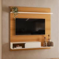 Imagem ilustrativa sobre o produto Painel para TV HB Móveis Evo Até 55″ Cinamomo/Off White