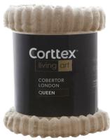 Imagem ilustrativa sobre o produto Cobertor Queen Corttex London Bege