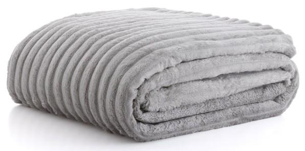 Imagem 2 do produto Cobertor Queen Corttex London Cinza