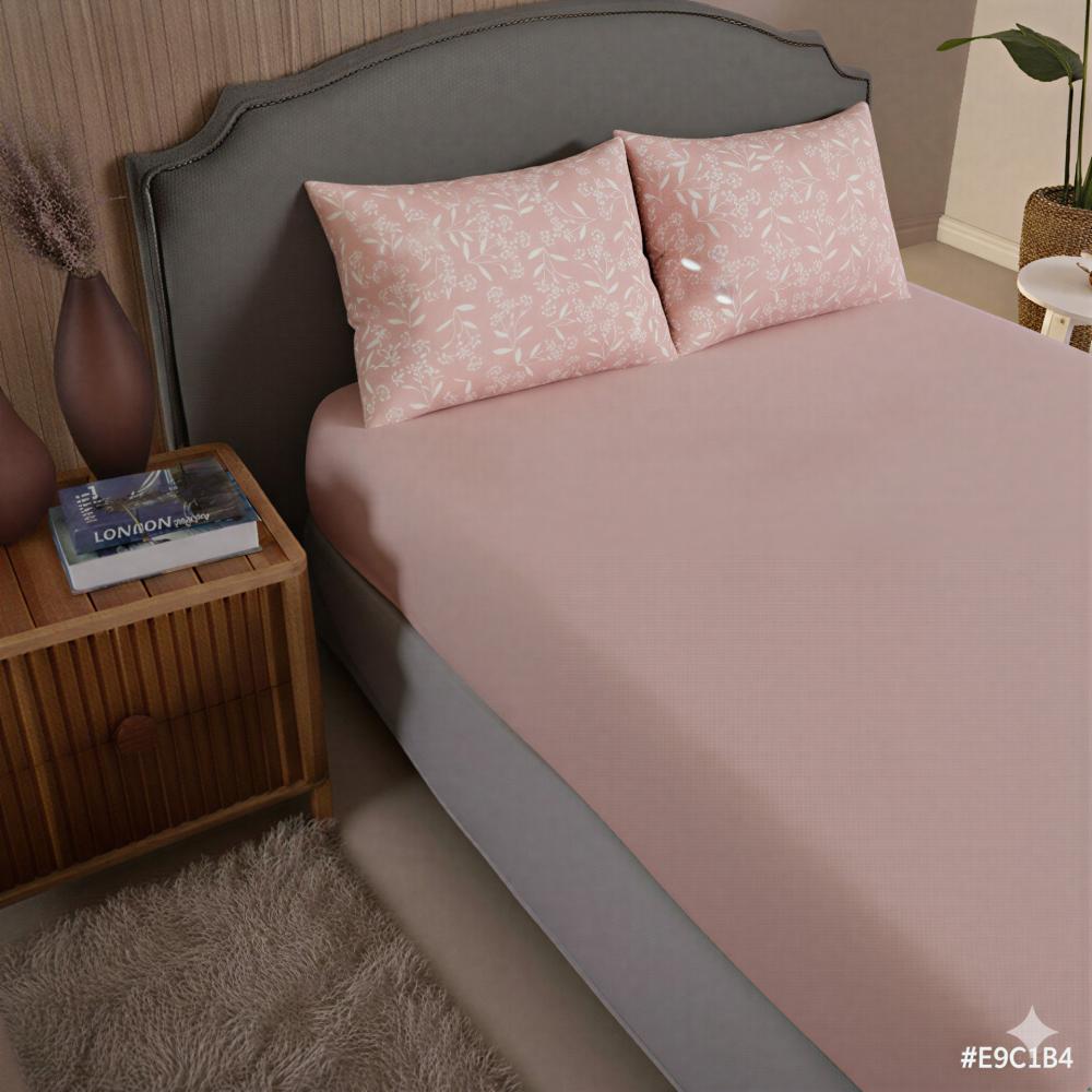 Imagem 1 do produto Jogo de Lençol Casal Seven Plush Brisas Rosa