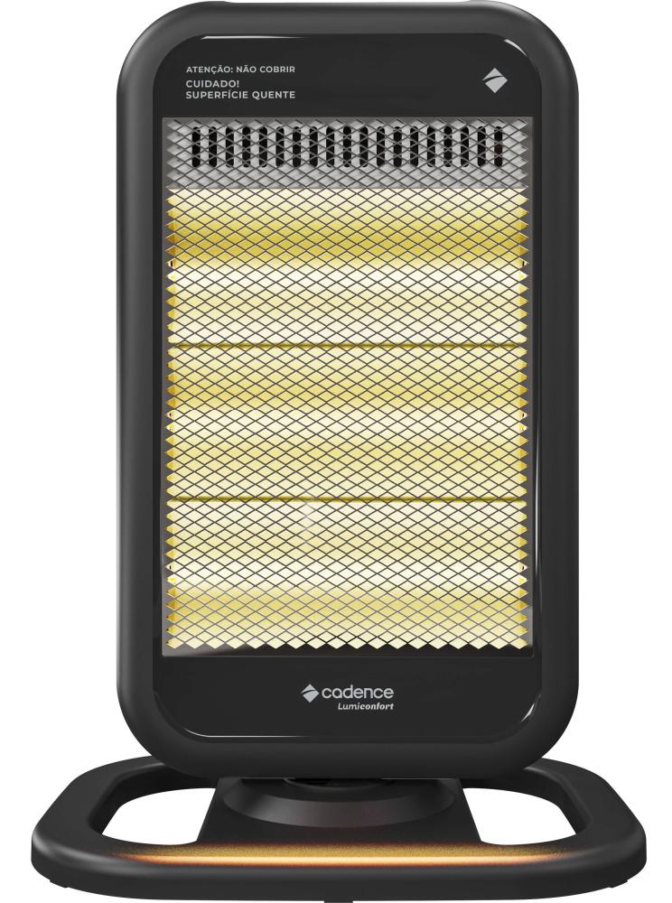Imagem 1 do produto Aquecedor Elétrico Halógeno Cadence AQC315 Lumiconfort Preto 220V