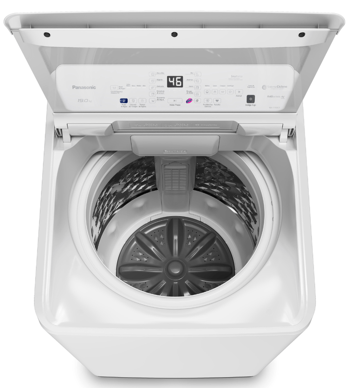 Imagem 3 do produto Lavadora de Roupas Panasonic Intuitive 19kg NA-F190 Branco 110V