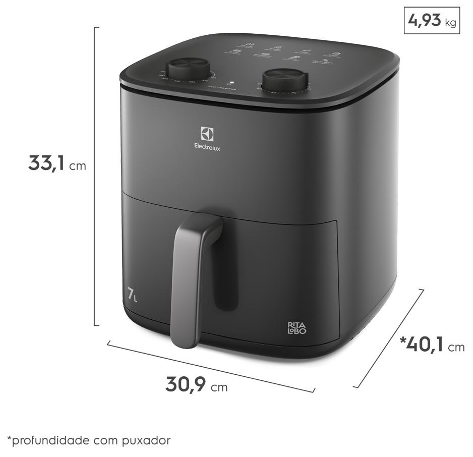 Imagem 4 do produto Fritadeira Elétrica Electrolux Efficient EAF71 1700W 7 Litros Cinza 220V
