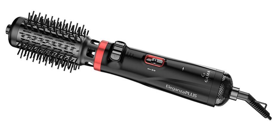 Imagem 1 do produto Escova Secadora Gama Eleganza Plus 1100W Preto/Vermelho Bivolt