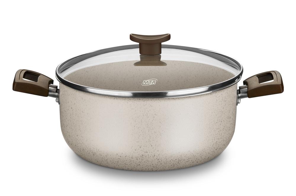 Imagem 1 do produto Caçarola com Tampa de Vidro MTA Aura N22 3,3 Litros