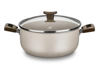 Imagem ilustrativa sobre o produto Caçarola com Tampa de Vidro MTA Aura N22 3,3 Litros