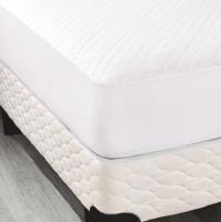 Imagem ilustrativa sobre o produto Proteção para Colchão Queen Jolitex Impermeável Matelassado Branco