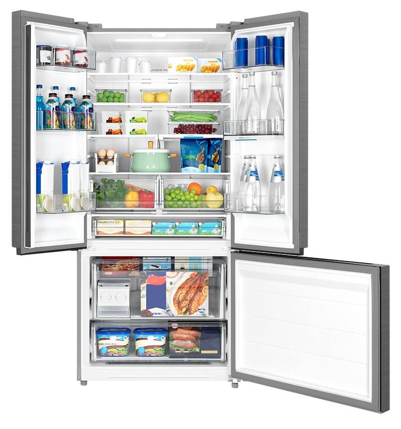 Imagem 4 do produto Geladeira Midea 672 Litros Inverter 3 Portas Frost Free RM905 Inox Bivolt