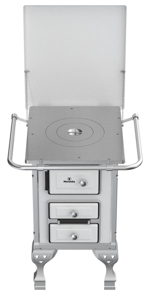 Imagem 1 do produto Fogão a Lenha N0 Marumby Saída Esquerdo Branco