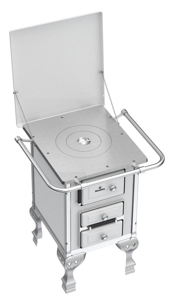 Imagem 2 do produto Fogão a Lenha N0 Marumby Saída Esquerdo Branco