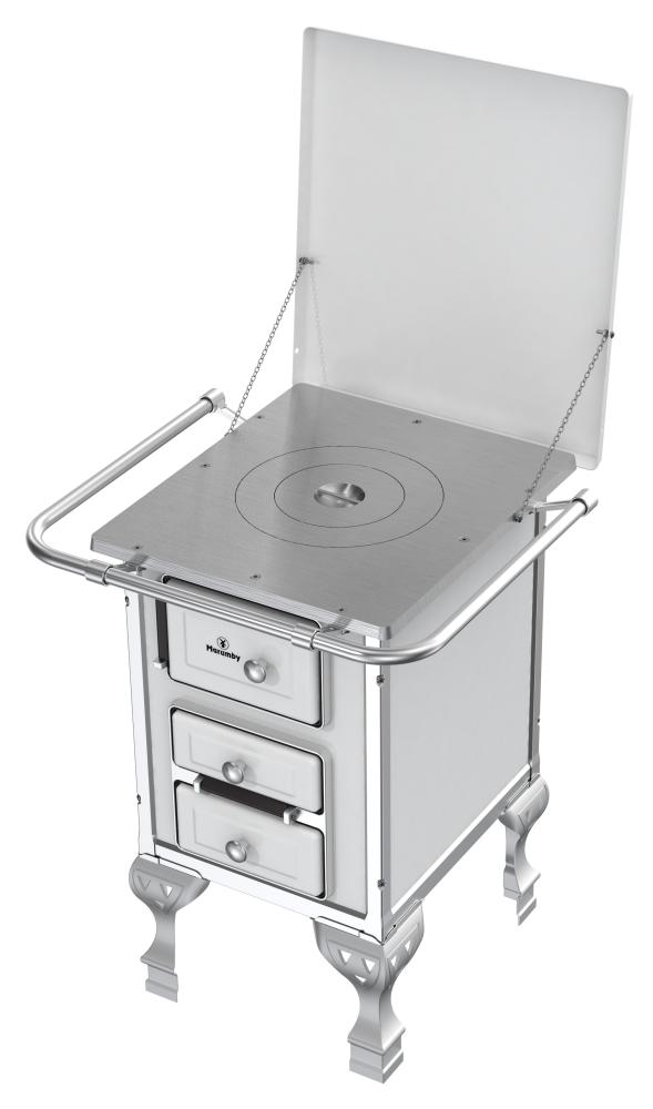 Imagem 3 do produto Fogão a Lenha N0 Marumby Saída Esquerdo Branco