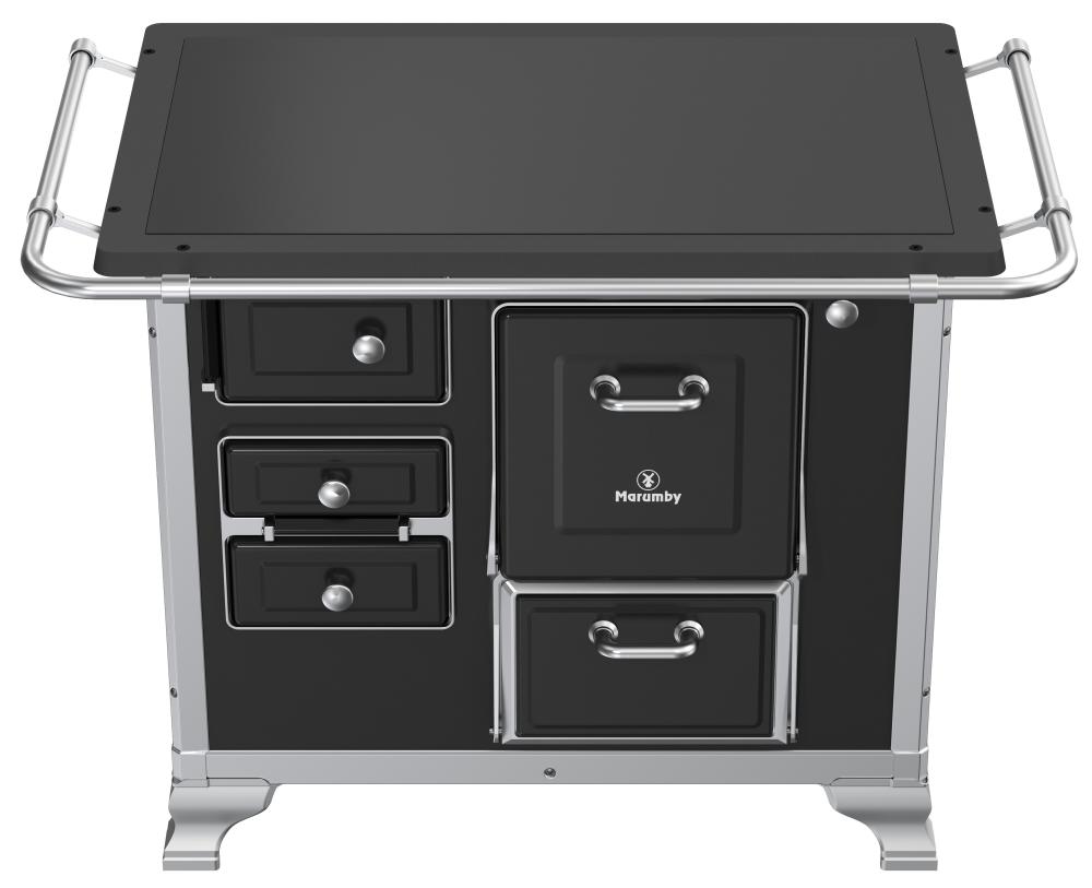 Imagem 1 do produto Fogão a Lenha N1 Marumby Vitrocerâmico Gabinete 01629007 Preto