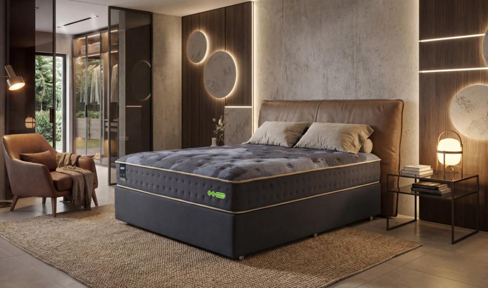 Imagem 3 do produto Base Cama Box Casal 138 cm Gazin Dream Plus Grafite