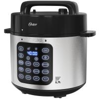 Imagem ilustrativa sobre o produto Panela Elétrica de Pressão Oster OPAN930 1000W 5,7 Litros Inox 220V
