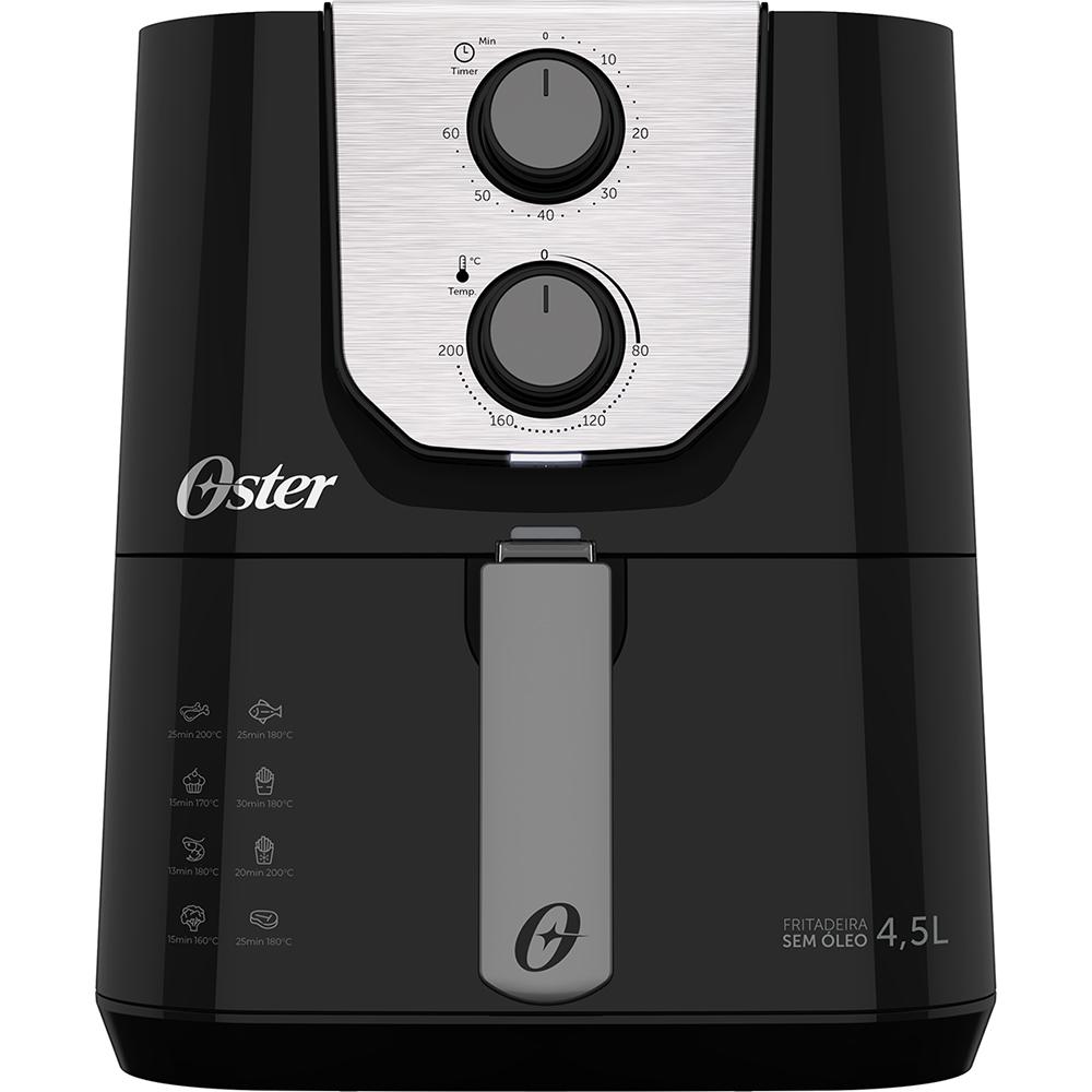 Imagem 1 do produto Fritadeira Elétrica Oster OFRT510 1500W 4,5 Litros Preto 220V