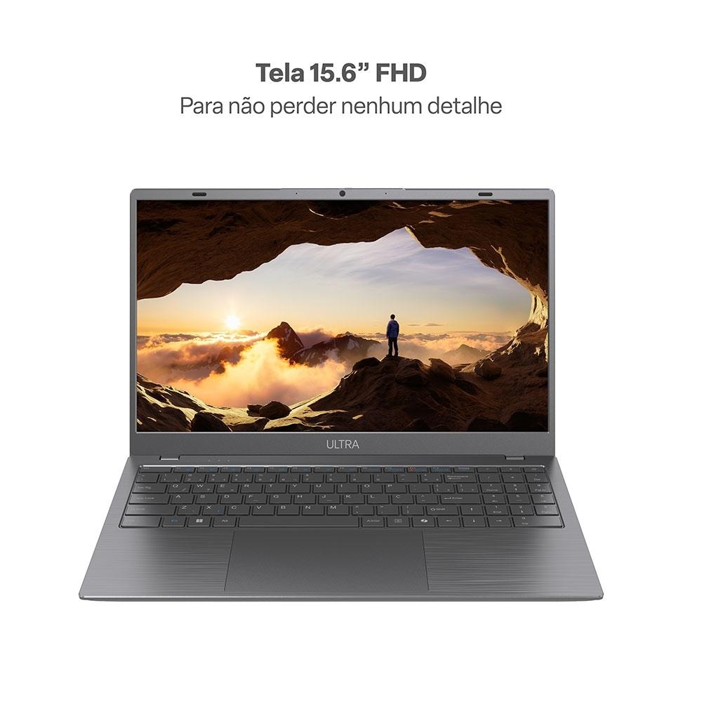 Imagem 3 do produto Notebook Ultra 15,6 Pentium Gold 6500Y 4GB 128GB UB365 Cinza
