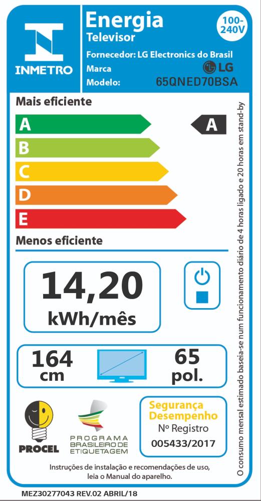 Última imagem em  miniatura do produto Smart TV LG 4K UHD QNED MiniLED 65″ 65QNED70BSA