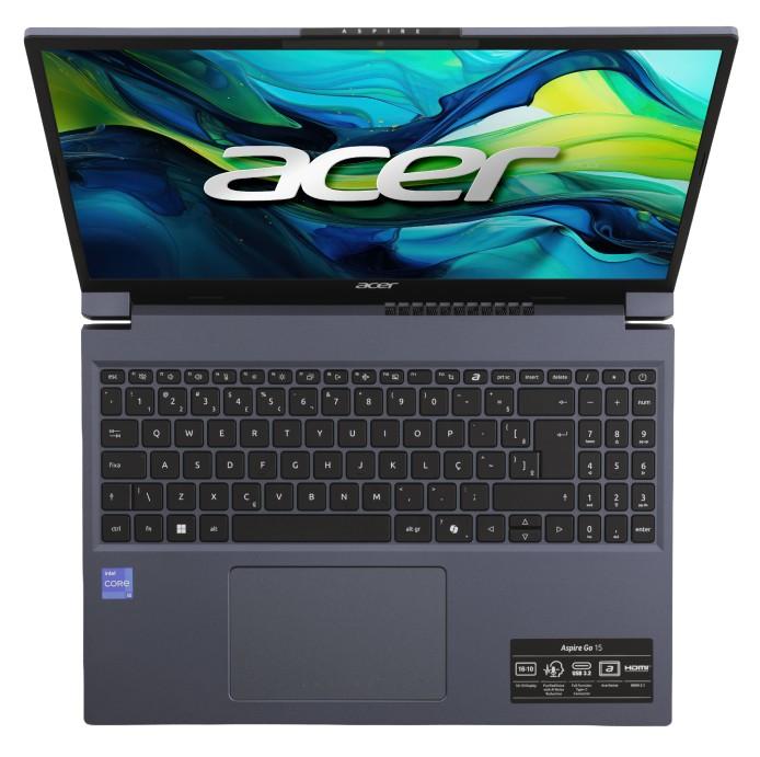 Imagem 3 do produto Notebook Acer 15,3″ Intel Core i5-1334U Aspire Go 15 8GB 256GB Azul