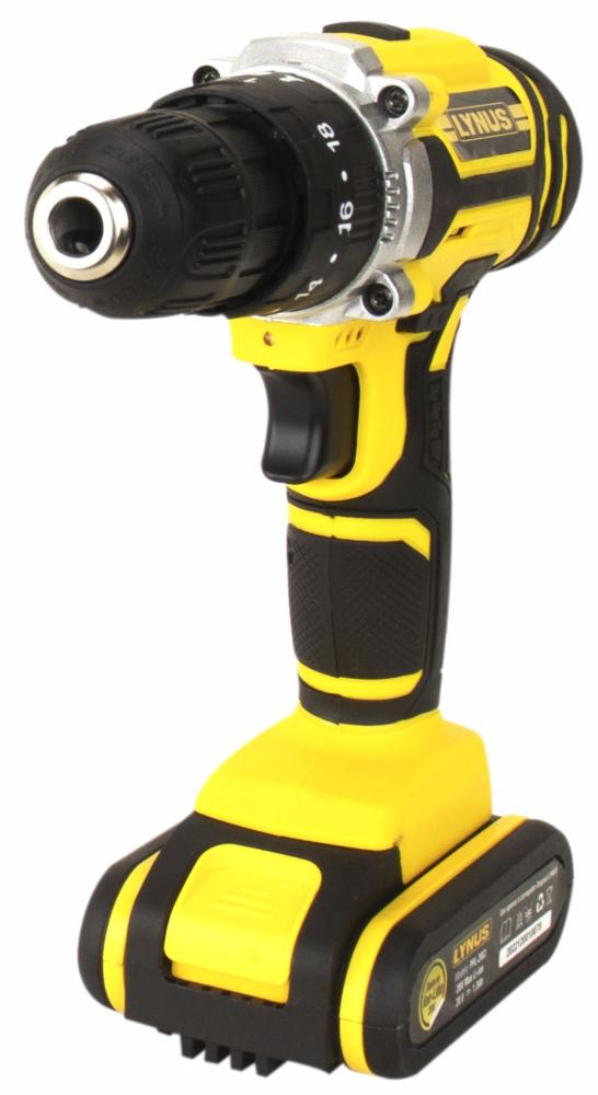 Imagem 3 do produto Parafusadeira Furadeira Lynus PFL-20CI 20V Amarelo/Preto Bivolt