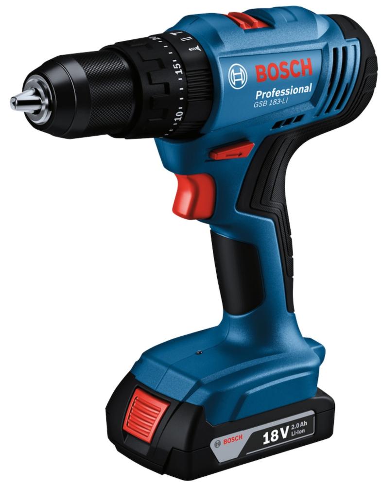 Imagem 1 do produto Parafusadeira Furadeira Bosch GSB 183-LI 18V Azul Bivolt