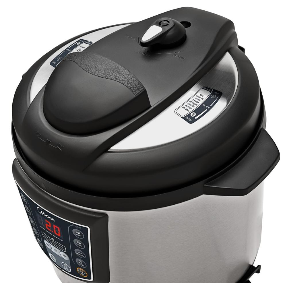 Imagem 4 do produto Panela Elétrica de Pressão Midea PPA71 1000W 6 Litros Inox 110V