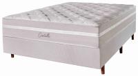 Imagem ilustrativa sobre o produto Base Cama Box Casal 138 cm Cristalflex Castelli Bege