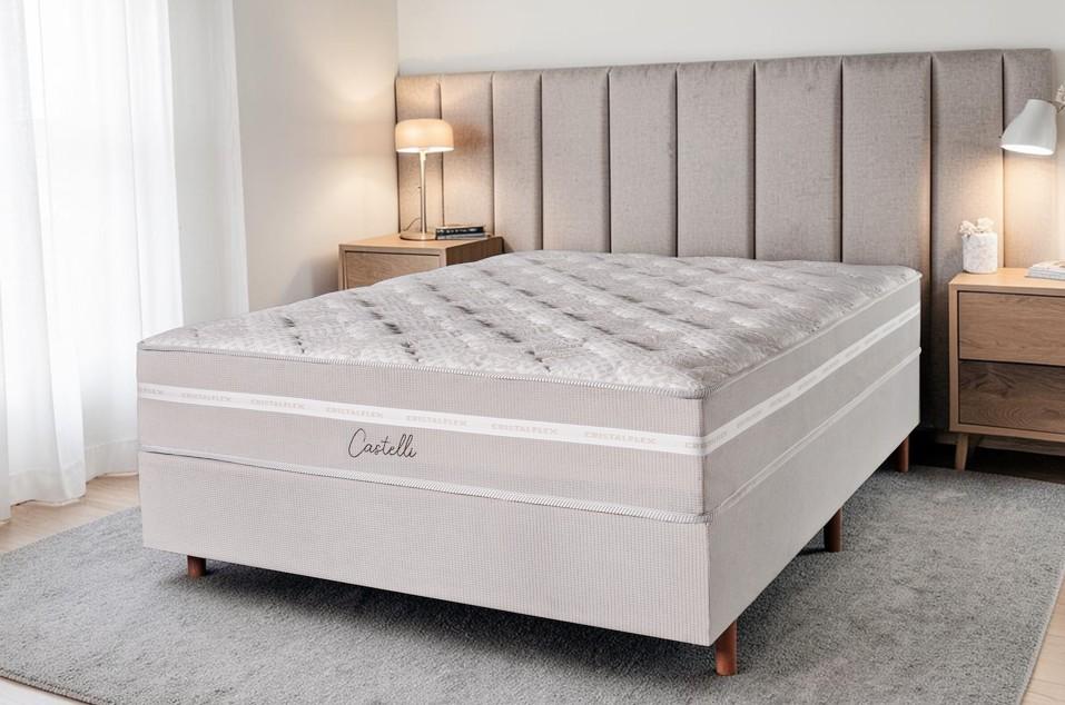 Imagem 3 do produto Base Cama Box Casal 138 cm Cristalflex Castelli Bege