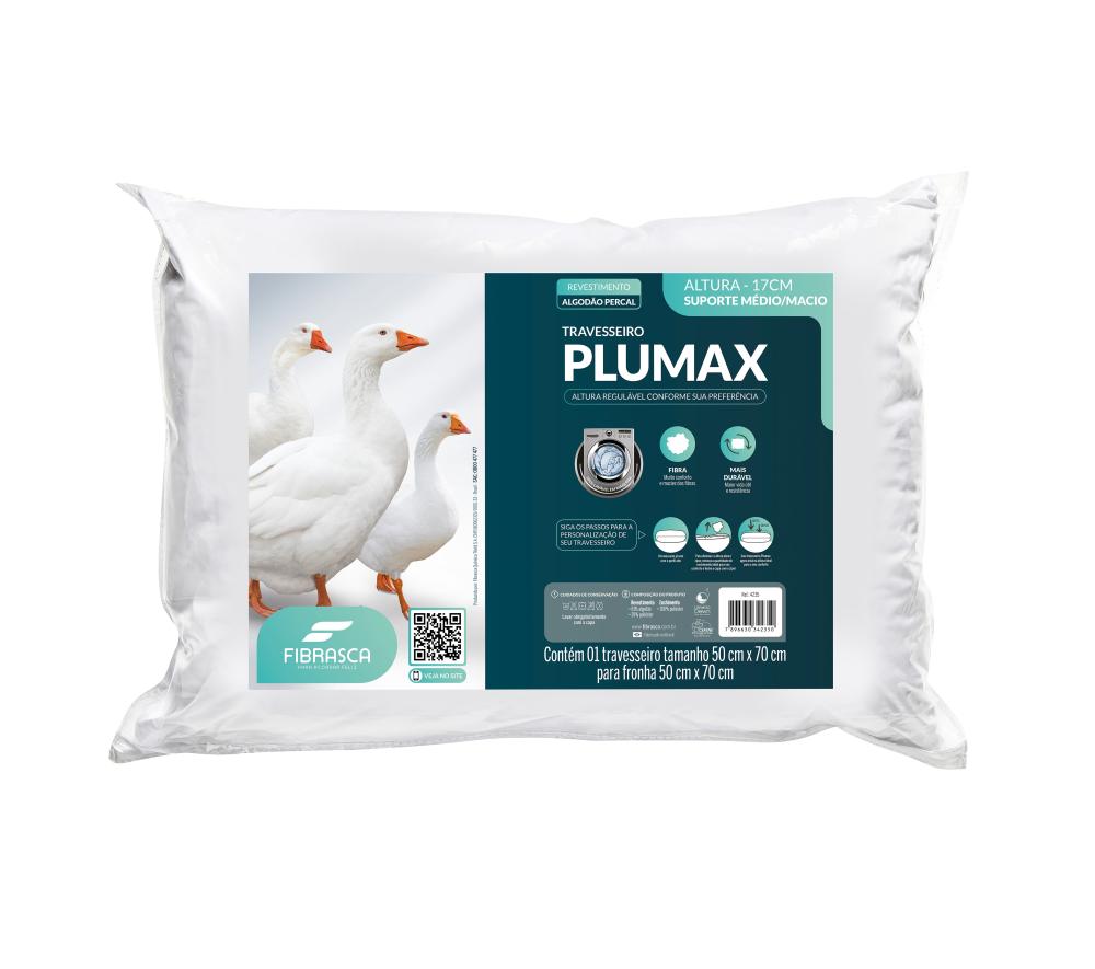 Imagem 1 do produto Travesseiro 50x70 Plumax Fibrasca
