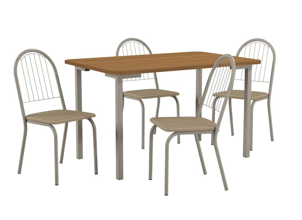 Imagem 2 do produto Conjunto 2 Cadeiras Kappesberg Noruega Cappuccino