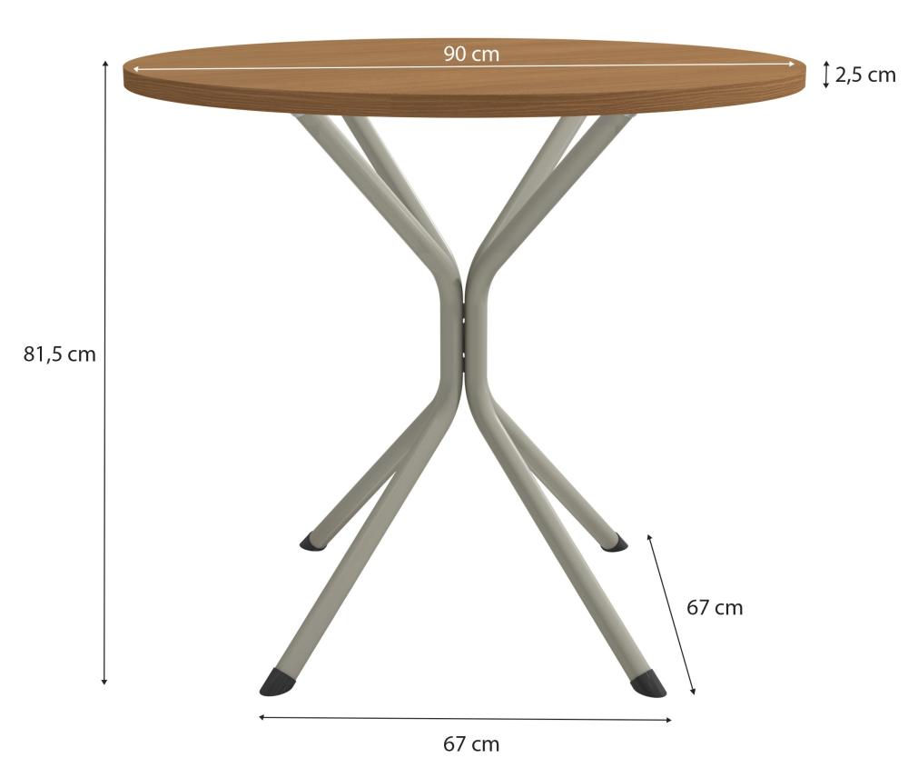 Imagem 4 do produto Mesa Kappesberg Oslo Canela