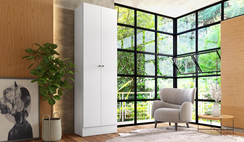 Imagem 3 do produto Sapateira Multiuso THB Marília 2 Portas Branco