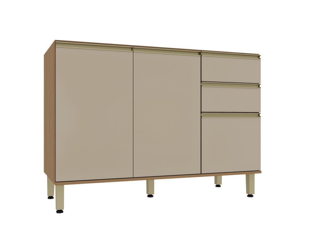 Imagem 1 do produto Balcão para Pia 120 cm Luciane Cora Freijó/Mocca