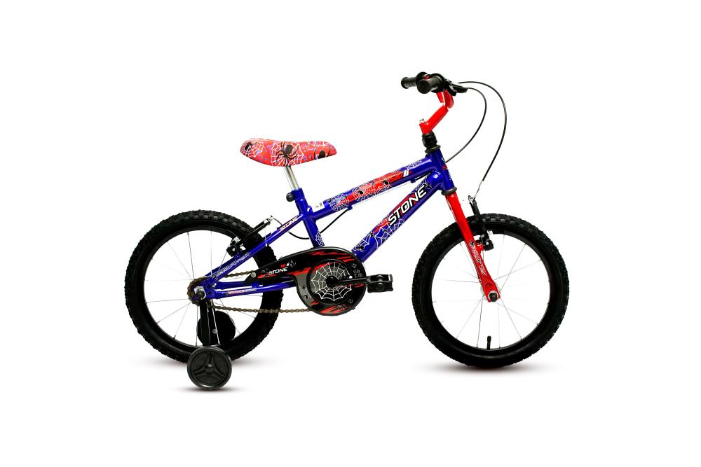 Imagem 1 do produto Bicicleta Aro 16 Stone Bikes Azul/Vermelho