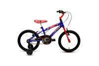 Imagem ilustrativa sobre o produto Bicicleta Aro 16 Stone Bikes Azul/Vermelho