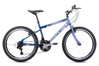 Imagem ilustrativa sobre o produto Bicicleta Aro 24 Houston Cinza/Azul