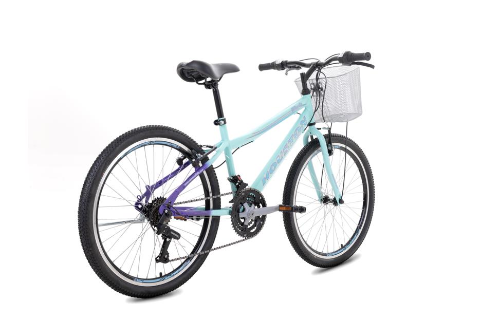 Imagem 3 do produto Bicicleta Aro 24 Houston Verde/Roxo