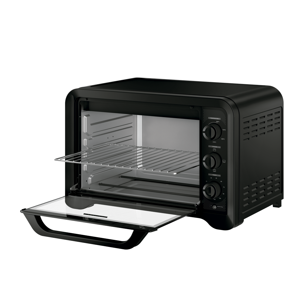 Imagem 2 do produto Forno Elétrico Dako Pratiko Bancada 50 Litros Preto 220V