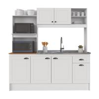 Imagem ilustrativa sobre o produto Cozinha Compacta 1,81 cm Indekes Nevada Branca