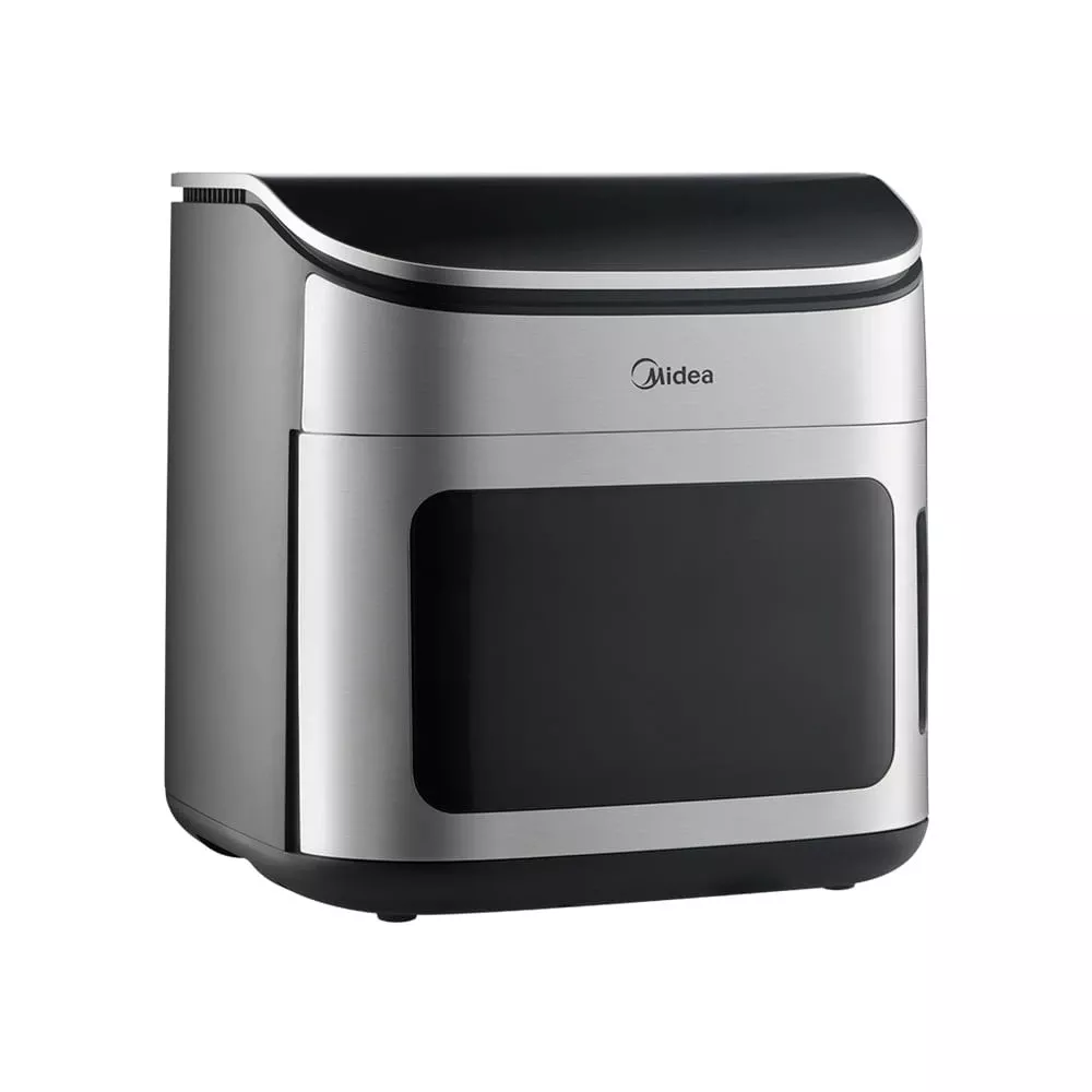 Imagem 2 do produto Fritadeira Elétrica Midea Oven Air Fryer 12 Litros Preto/Inox 110V