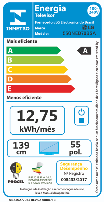 Última imagem em  miniatura do produto Smart TV LG 4K UHD QNED MiniLED 55″ 55QNED70BSA