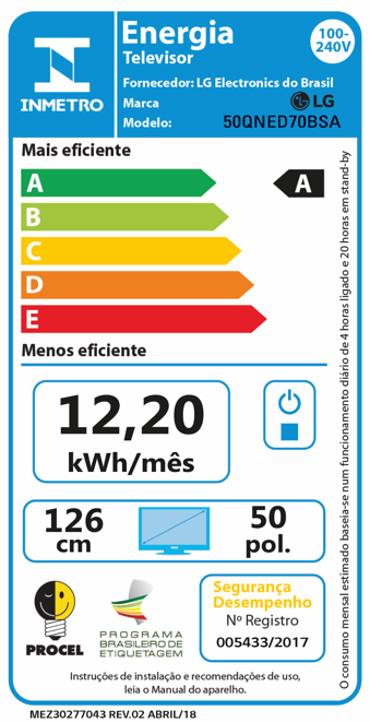 Última imagem em  miniatura do produto Smart TV LG 4K UHD QNED MiniLED 50″ 50QNED70BSA