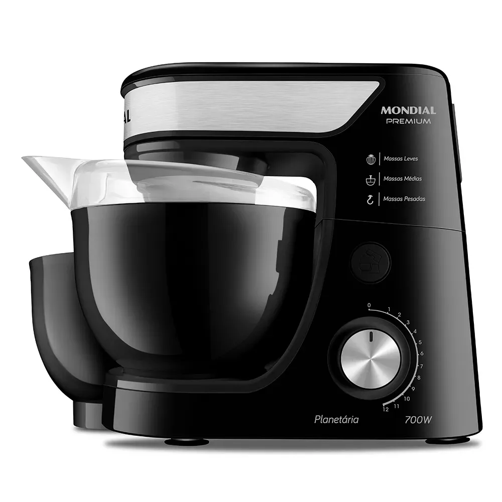 Imagem 1 do produto Batedeira Mondial Planetária BP-01P-B 700W Preto 110V