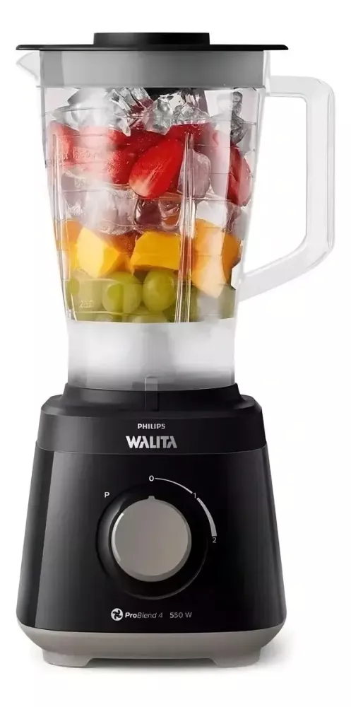 Imagem 2 do produto Liquidificador Philips Walita Daily Preto 220V