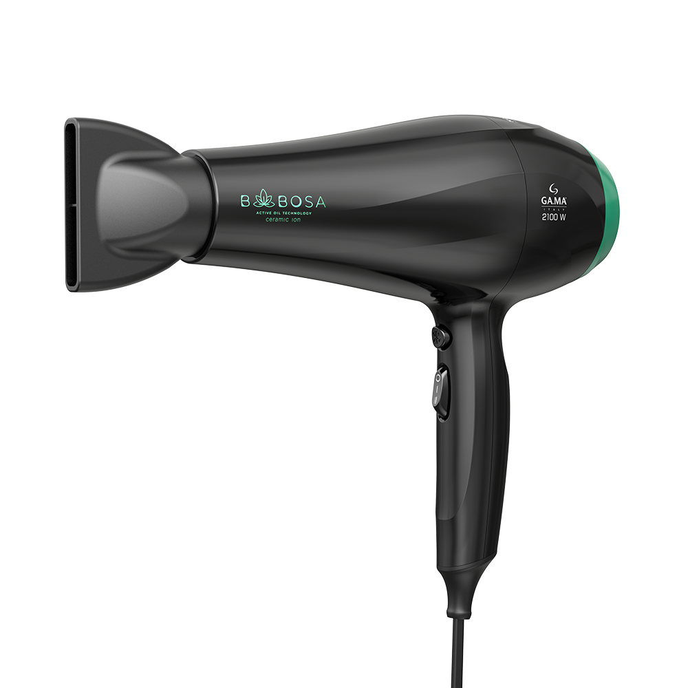 Imagem 1 do produto Secador de Cabelo Gama Babosa Ceramic Ion 2100W Preto 110V