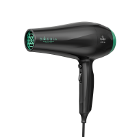 Imagem ilustrativa sobre o produto Secador de Cabelo Gama Babosa Ceramic Ion 2100W Preto 220V