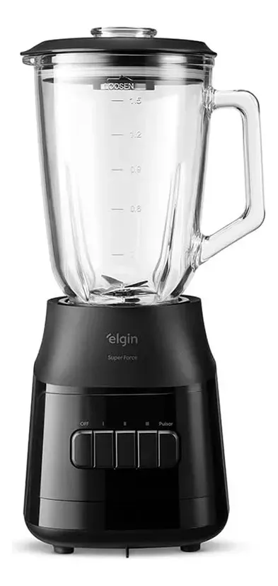 Imagem 1 do produto Liquidificador Elgin Super Force 900W Preto 220V