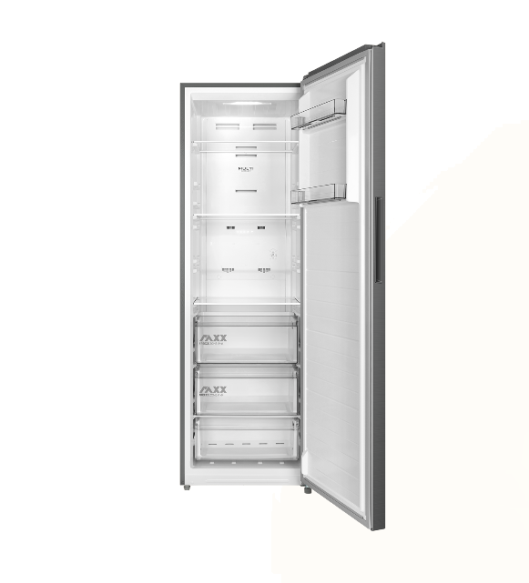 Imagem 2 do produto Freezer Vertical 1 Porta Midea MDRU427FFA463 312 Litros Inverter Inox Bivolt