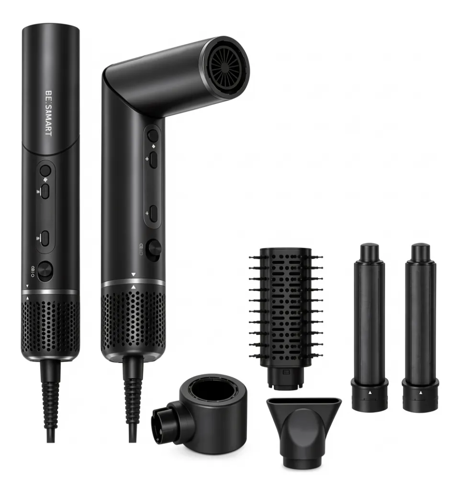 Imagem 1 do produto Secador de Cabelo Multi Brush BSMS1400 1400W Preto Bivolt