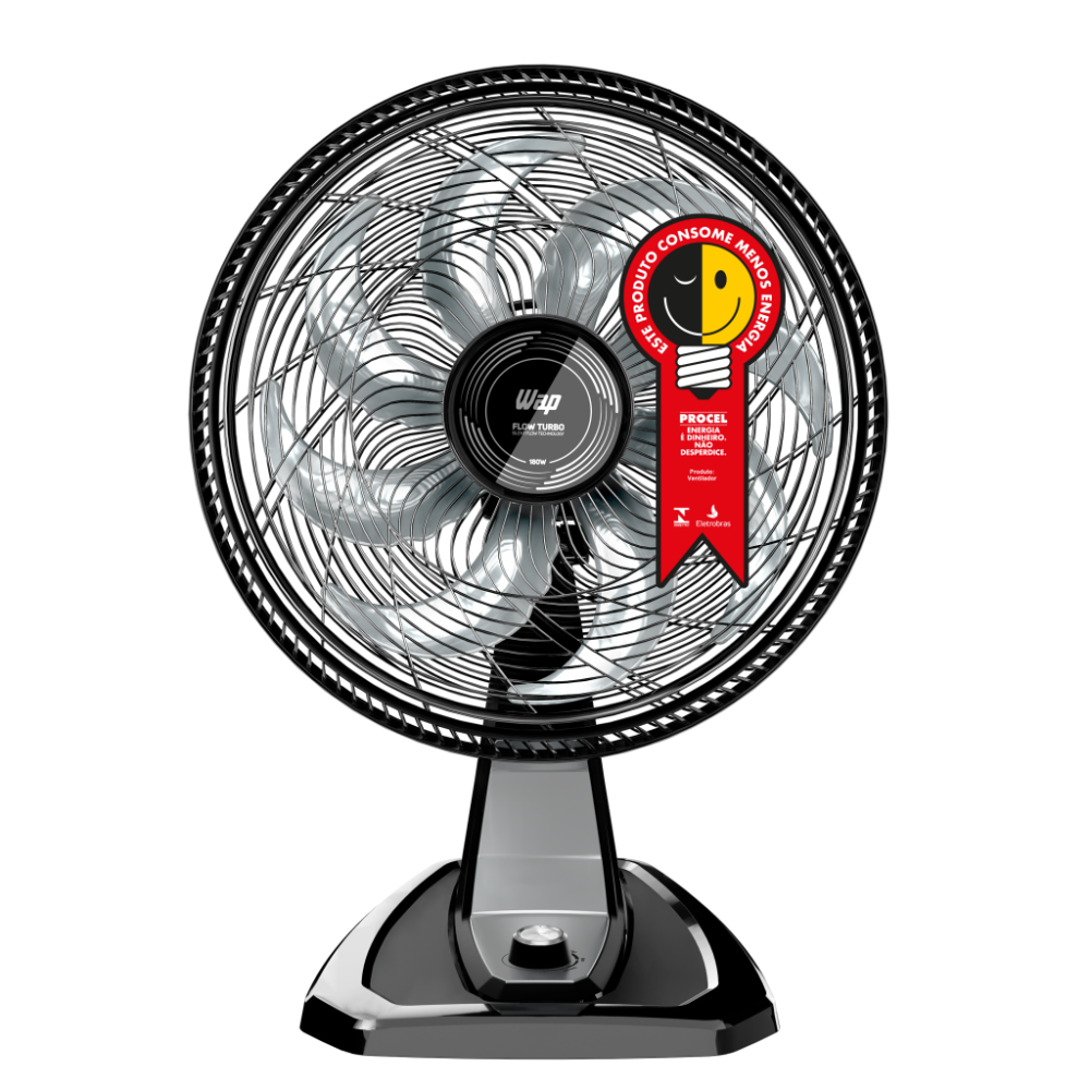 Imagem 1 do produto Ventilador de Mesa e Parede Wap 50cm Flow Turbo 180W Preto 220V